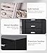 Homde Jewelry Organizer large for Dresser: Big Jewelry Box for Women - Holder with Drawers - Elegent Necklace Earring Ring Display Modern Gift (Black + Grey)