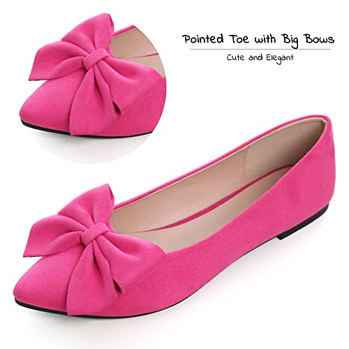 Image of Dear Time Women's Ballet Flats Dress Ballet Shoes Slip on for Office Work Comfortable Shoes