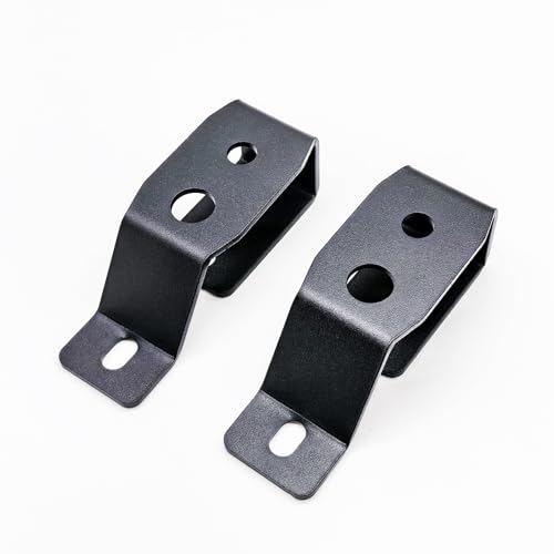 DarSeity Bisagras de montaje para parabrisas de perfil bajo, soportes de luz para Ford Bronco 2021-2024, para iluminación auxiliar todoterreno (para Ford Bronco)