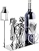 BRUBAKER Portabotellas de Vino con Farol para Candelita Imagen de BRUBAKER Portabotellas de Vino con Farol para Candelita