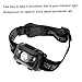 Jorzer LED Headlamp Battery Powered Head Torch Adjustable Headlight 170 Degree Waterproof Head Light for Camping Outdoor Lighting Equipment (No Battery).