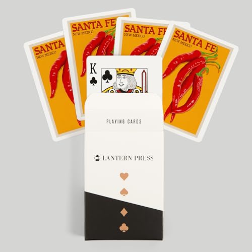 Santa Fe New Mexico Red Chiles Baraja Poker 52 Cartas miniatura 6