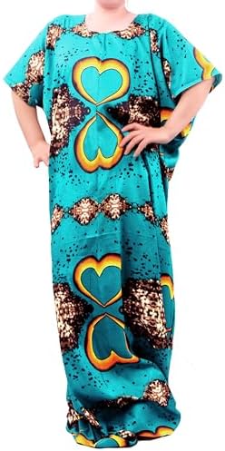 knee length dresses for ladies Traditional Somali Baati Home Dress – 2 Colours Blue