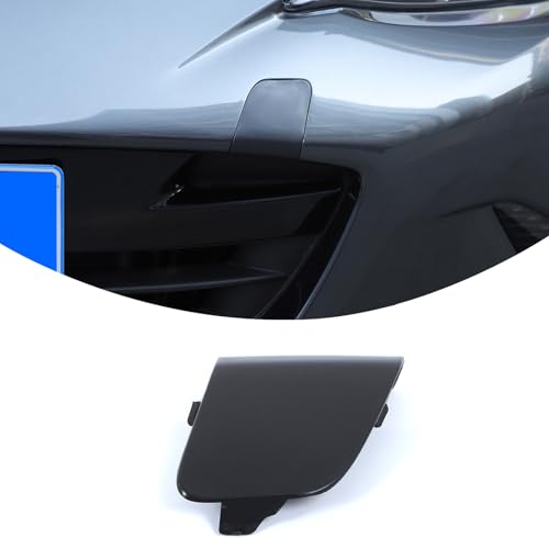Car ABS Front Trailer Decorative Cover Compatible with Mazda MX-5 ND 2016 2017 2018 2019 2020 2021 2022 2023 2024 2025+ Front Trailer Dust Decorative Cover Black