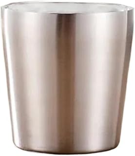 175/300ML Double Wall Stainless Steel Beer Mug Anti-scalding Coffee Milk Cup Portable Tea Travel Kitchen Bar Drinkware(175ML A)