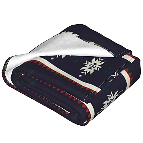 Premium Southwestern Native American Throw Blankets,Tribal Aztec Farmhouse Blanket For Couch Bed Sofa,Luxury Fuzzy Plush Soft Fleece Blankets And Throws For Adults Kids,80"X60" #TOP3