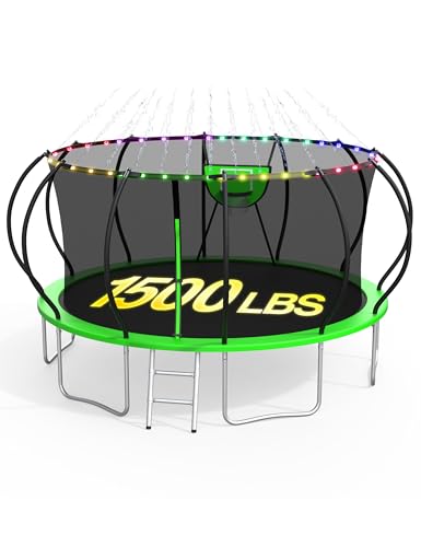 XMIKA 10FT Trampoline with Light