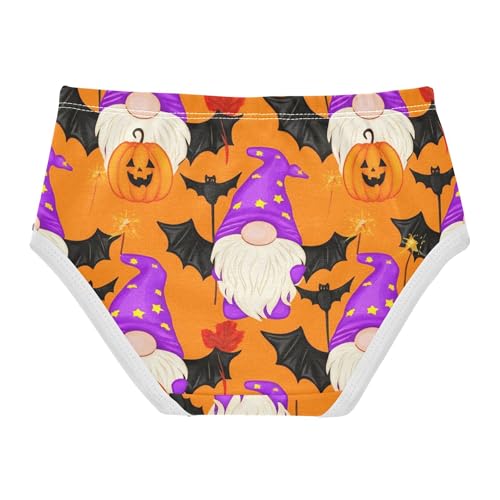 Cute Halloween Gnome Wizard Bat Cute Panties Girl Girls Underwear Toddler Cotton Animal Undies Kids Briefs 2t2