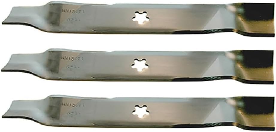 (3) High Lift Blades Replacement for Craftsman 144767 157003 157033 159705 170698 46" Deck