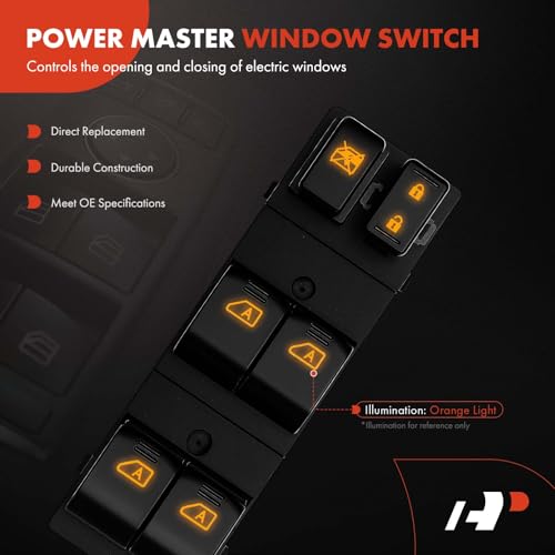 A-Premium Driver Side Master Power Window Switch Compatible with Nissan Maxima 2009-2014 & Infiniti QX56 2011-2012 by A-premium - Used condition - Image 3