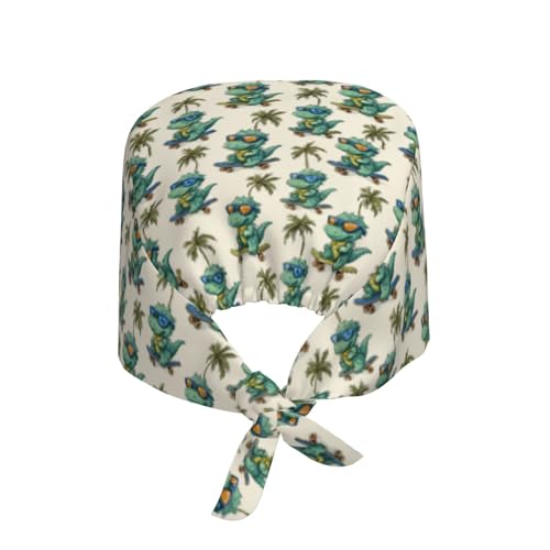 Image of Adjustable Scrub Cap with Sweatband, Breathable Working Hat for Men /Women