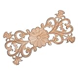 Kaeltsyn Aufwändige architektonische, stilvolle, handgefertigte Möbelzusätze aus Gummibaumholz mit Blumenmuster für die Verbesserung des Wohnzimmers, des Schlafzimmers, der Wohnzimmerdekoration