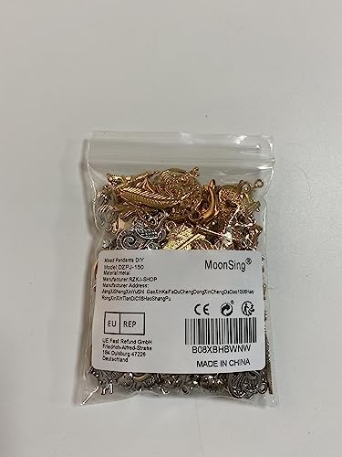 Ciondoli Misti 150 Pezzi Assortiti Pendenti in Oro...