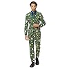 OppoSuits OppoSuits Fun Ugly Christmas Suits for Men – Gangstaclaus – Full Suit: Jacket, Pants & Tie heren Herenkostuum