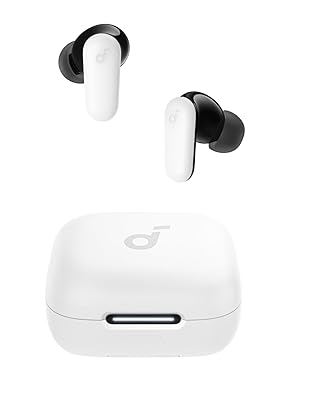 Soundcore P30i by Anker Noise Cancelling Earbuds, Strong and Smart Noise Cancelling, Powerful Bass, 45H Playtime, 2-in-1 Case and Phone Stand, IP54, Wireless Earbuds, Bluetooth 5.4 (Black)