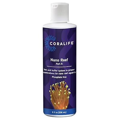 Coralife Saltwater Fish Tank Aquarium Nano Reef Part A and B, 8 oz