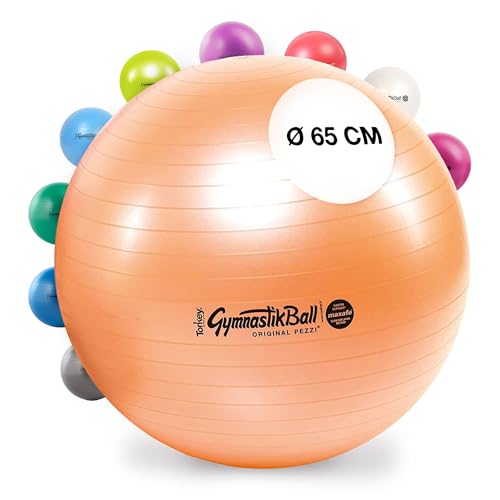 PEZZI Original Ball Maxafe Physio 65 cm Gymnastik Therapie Bürostuhl Kupfer