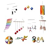 Montessori Mobile Set – 10 Visual & Sensory Mobiles in One Box for Newborns – Handmade Baby Nursery Hanging Toys for Early Visual & Sensory Development