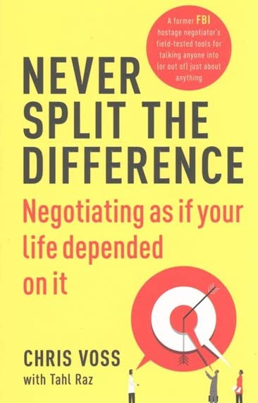 Never Split The Difference Book By Chris Voss Paperback Latets Edition 2023