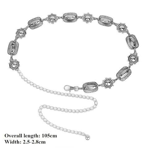 Fashionable Metal Chain Simple Belt Women's Waist-hugging Accessories3