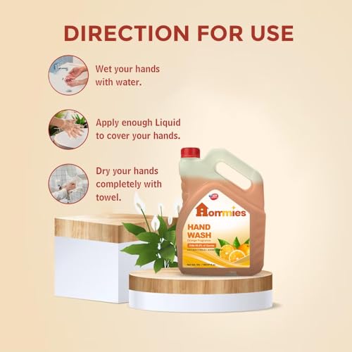 Image of Hommies Liquid Handwash Refill Can, 5 Litre Orange