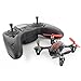 HUBSAN X4 H107C 4 Channel 2.4GHz 6 Axis Gyro RC Quadcopter with 480P Camera and Protection Cover Mode 2 RTF (red black)