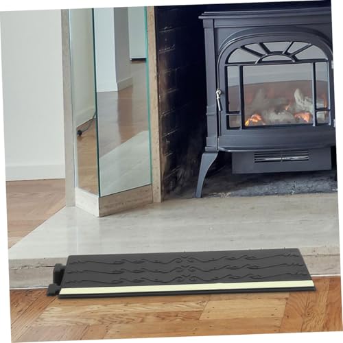 HEALLILY 2pcs Glow The Dark Threshold Ramps Floor Transition Strips for Wheelchair Scooter Enhance Accessibility Mobility for Doorways Steps