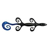 Berkley Powerbait Power Lizard Fishing Bait, 6', 9Count, Black-Blue, Lizard