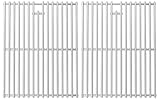 GFTIME Edelstahl Grillrost 43,2 × 33,5 cm, Grillrost Ersatz für Landmann Triton, Enders Boston/Monroe PRO 4, Broil King Baron/Crown, Napoleon LEX 485, 7mm Massive Grillroste 2er Set
