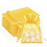 【Pochette Cadeau Élégante et Polyvalente】Ces sacs en organza sont parfaits pour emballer des bijoux, des cadeaux, des bonbons, des sachets de lavande ou des faveurs de mariage. Leur design élégant et sobre s'adapte à toutes les occasions