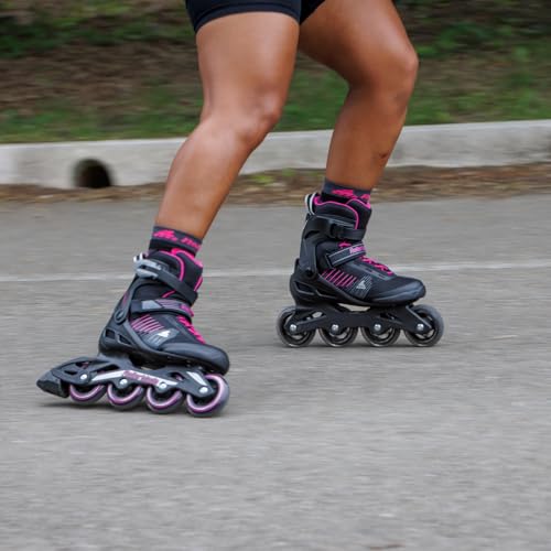 Rollerblade ZETRABLADE W Women's Inline Skates, Fitness Inline Skates, Black/Pink, 40.5/41 by Rollerblade - Used condition - Image 3