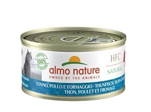 Almo Nature HFC Natural Katzenfutter Thunfisch Huhn Käse 24er