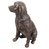 EPIGEIST 腊肠犬レジン製ガーデンオブジェ 小型犬置物 立ち姿リアル犬彫刻 園装飾 卓上安定型耐久クラフト