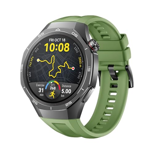 TINTAG Correa de reloj inteligente de 22 mm para Huawei Watch GT 5 Pro de 46 mm, pulsera oficial de silicona para Huawei Watch GT 5 Pro Soft Sport, talla única, Ágata