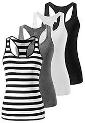 Black/White/Grey/Black Striped