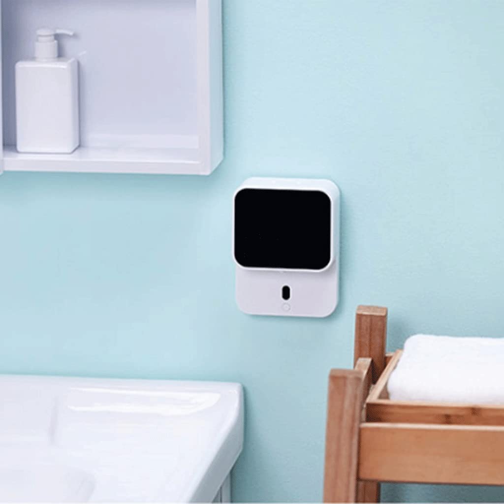 Erogatore di sapone Distributore di sapone sanitizer a induzione, distributore di sapone ricaricabile a muro ricaricabile con schiuma automatica 280ml Adatto per bagno, camera da letto e cucina