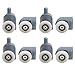 Jixista Rodillos Ducha Rodillos Puerta de Ducha Correderas de Puerta de Ducha Rodamientos para Mamparas Inferiores para Puerta Corredera de Cristal Baño Incluye Rodamientos de Recambio 8pcs