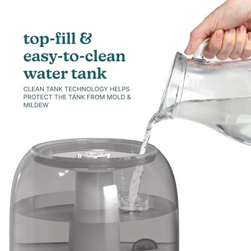 Homedics Ultrasonic Top Fill Humidifier, Cool Mist, 360° Nozzle, Up to 25 Hour Runtime, for Large Room, Bedroom, Nursery, Plants by Homedics - Image 5