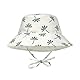 LÄSSIG Baby Kinder Sonnenhut Strandhut Sommerhut Sonnenschutz Kinderhut Babymütze wendbar atmungsaktiv UV-Schutz 80/Sun Protection Bucket Hat Palms nature, 19-36 Monate, Größe: 50/51