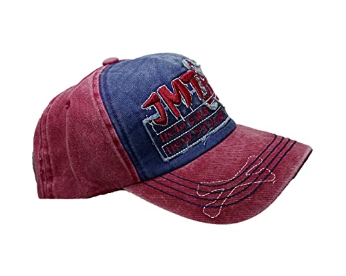 Image of Adjustable Soft Cotton Denim Cap for Men Women Baseball Vintage Washed Distressed Hats Adjustable Stylish Cap Regular Fitted