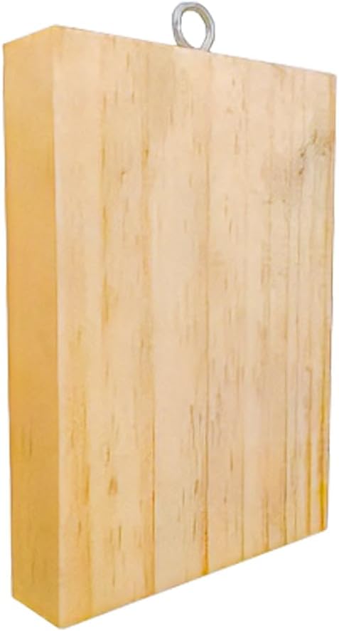King Mariot Medical Equipments Wooden Block with Hook | L: 75mm, W: 50mm, T: 15-20mm