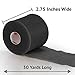 Cramer Tape Underwrap, Bulk Case of 48, Black Rolls, Non-Latex Sports Prewrap to Protect Skin, Use Under Athletic Tape for Taping, Secure Pads & Ice Packs, 2.75