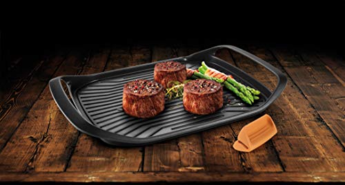 Tescoma 605068 Bistecchiera SmartClick, Antiaderente, 42 x 28 cm, Compatibile con Induzione, Nero - immagine 6