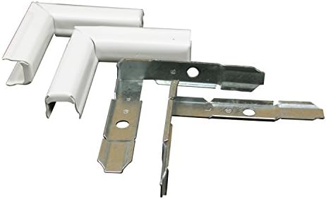 legrand WIREMOLD Metal Raceway, Extending Power, On-Wall, High Capacity Twist Elbows, White, BW13-14,2-1/2 in L X 3/4 in W