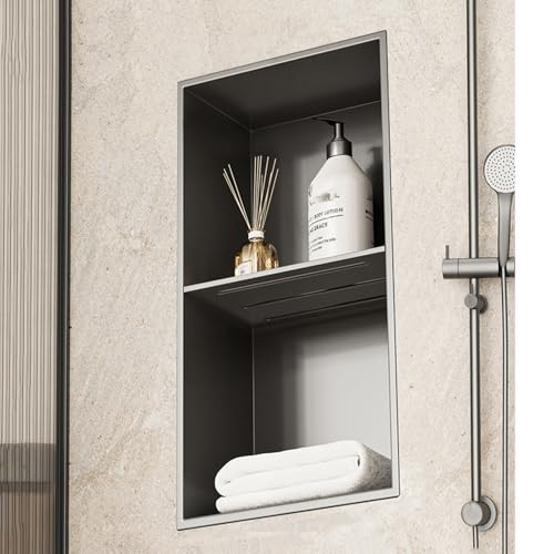 Étagère de douche en acier inoxydable de qualité supérieure encastrée - 2