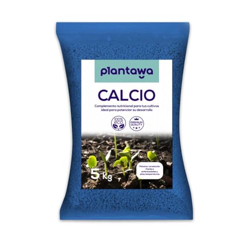 PLANTAWA Calcio Para Plantas 5Kg, Fertilizante Para Plantas, Abono De Calcio Ecológico, Fertilizante Natural