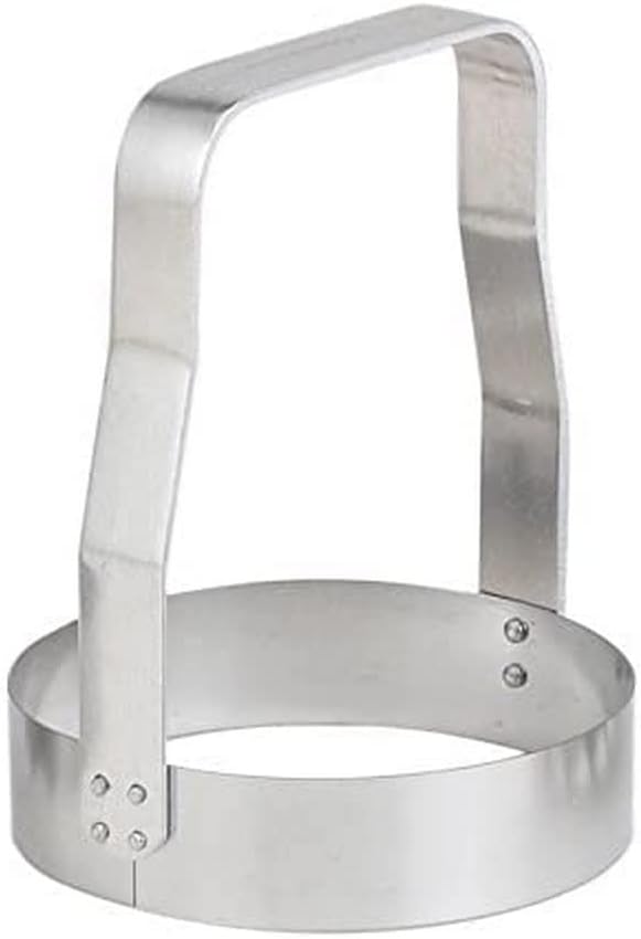 Kwik-kut Kwik Kut Plain Edge Manual Food Chopper, Stainless Steel Blade, 2.875-Inch Diameter x 3-Inches Tall, Made in The USA, A, Silver