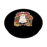 Zoom IMG-1 cottagecore halloween mushroom ghost popsockets