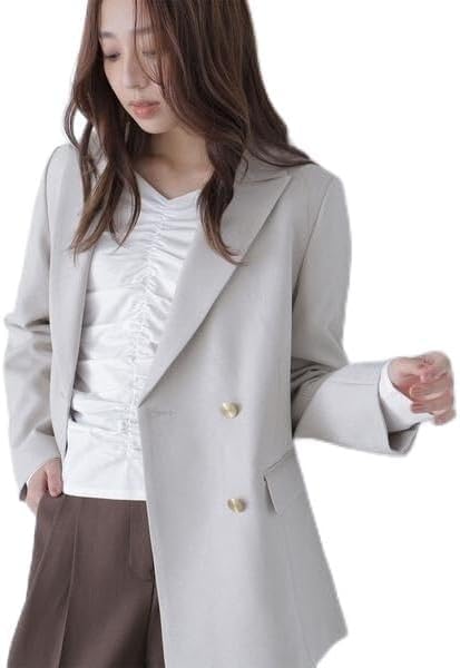 Amazon | [ナチュラルビューティーベーシック] ダブルブレストボクシー