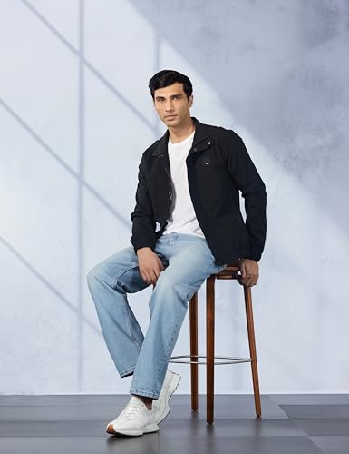 Image of U.S.Polo Association Men's Solid Pattern Windcheater Jacket